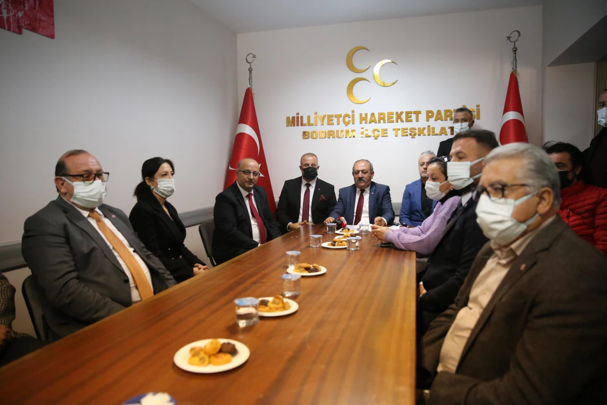 MHP Bodrum İlçe Başkanlığına atanan İbrahim Bilgi görevine başladı