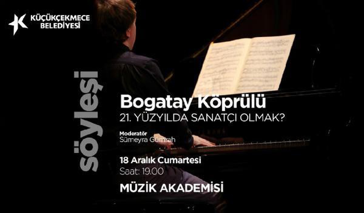 Ödüllü besteci ve piyanist Bogatay Köprülü sanatseverlerle buluşacak