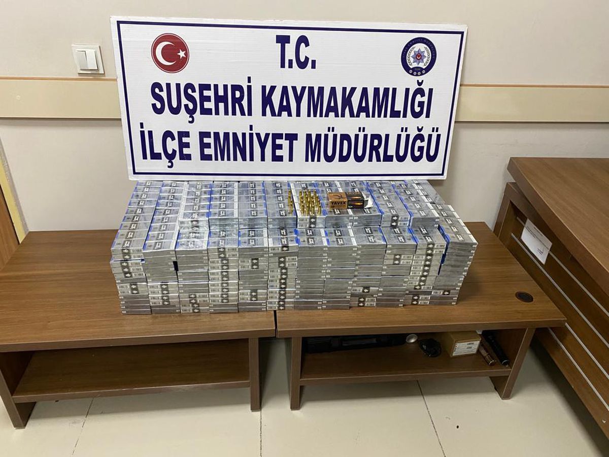 Son dakika haberleri... Sivas\'ta kaçak sigara operasyonu