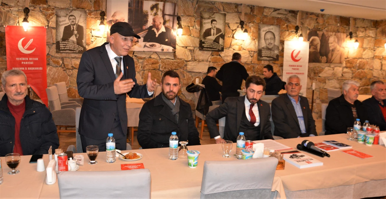 Yeniden Refah Partisi Kırşehir Teşkilatı basın mensuplarıyla bir araya geldi