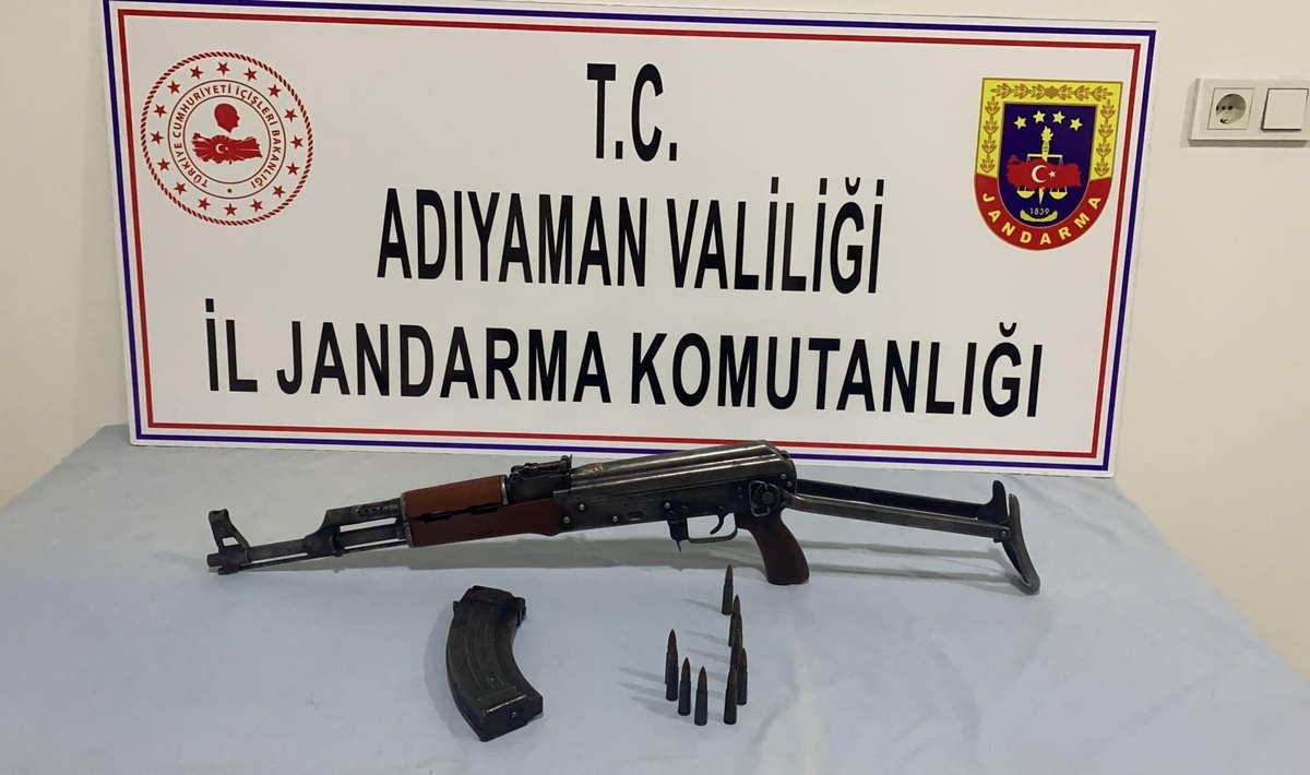 Adıyaman\'da uzun namlulu silah ele geçirildi