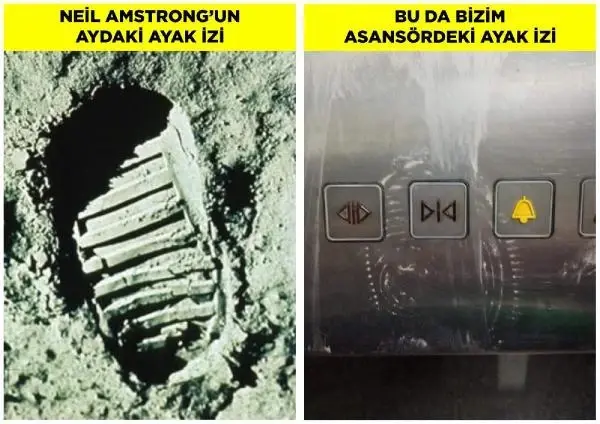 Asansörün düğmesine ayağıyla bastı; belediye sosyal medyadan paylaştı