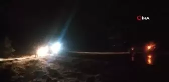 Burdur'da beklenen kar yağısı yüksek kesimlerde başladı