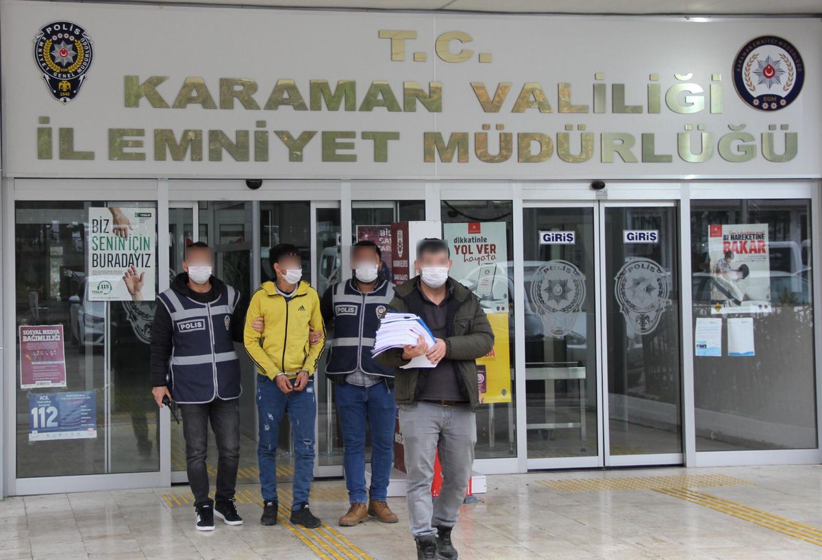 Karaman\'da evlerden elektronik ve ziynet eşyası çalan hırsız tutuklandı