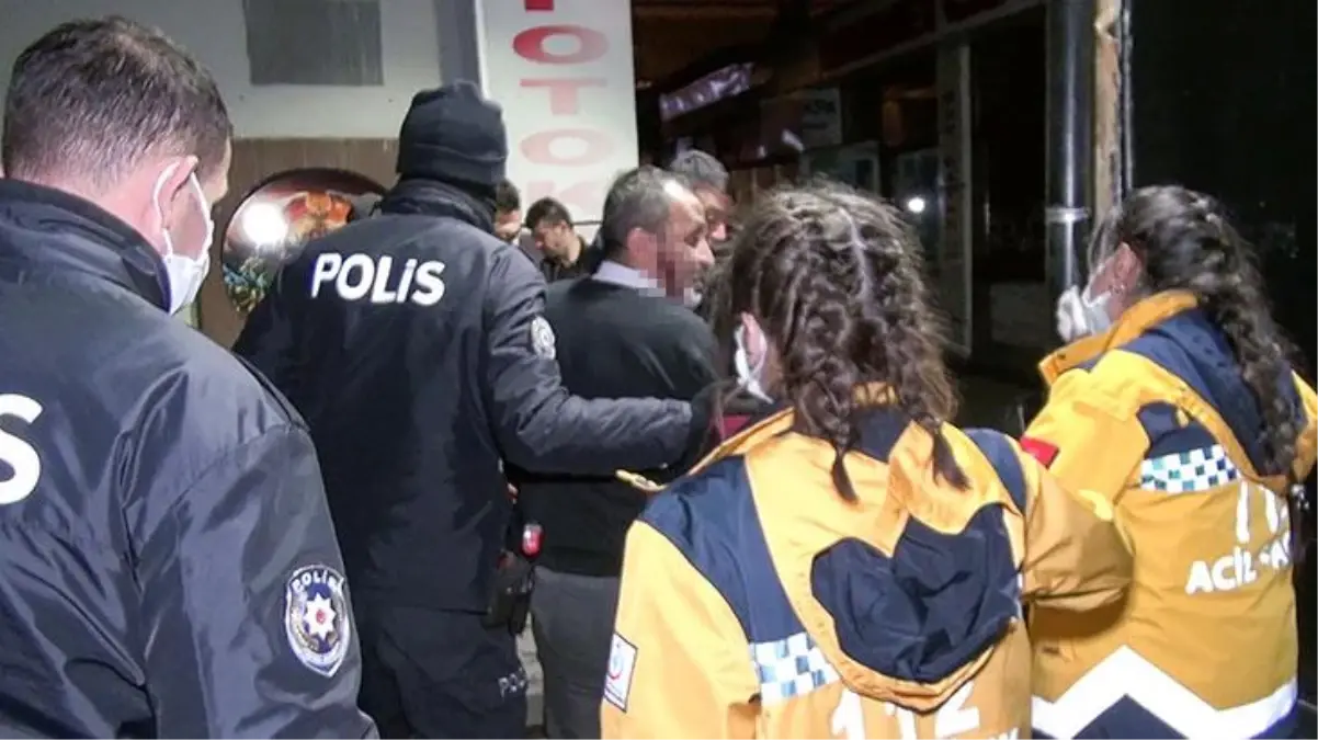 Kendini bıçaklayan adam 'Birini bıçakladım' diyerek polislerle birlikte kendini aradı