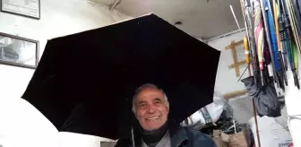 Kırık şemsiyeler Erhan amcaya emanet