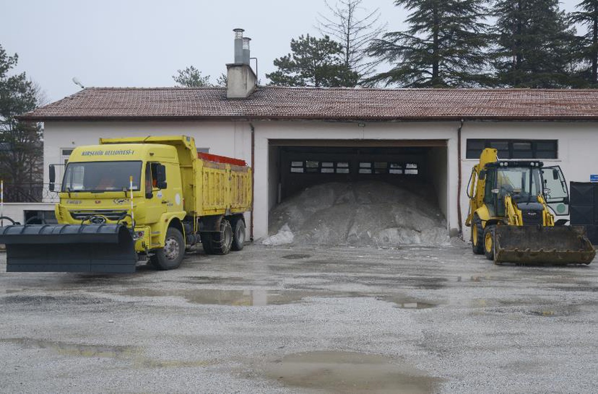 Kırşehir Belediyesinin kış hazırlıkları