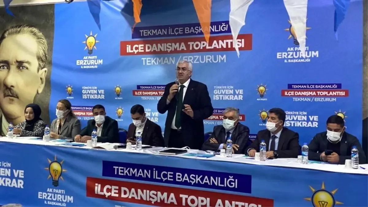 AK Parti Tekman ve Hınıs\'la danıştı