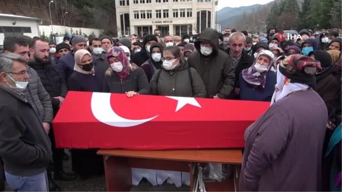 Amasya\'da görev şehidi AFAD personeli için hüzünlü tören