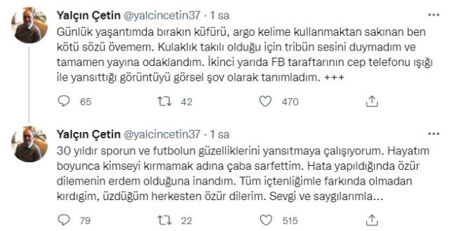 Beşiktaş taraftarlarının hedefi olan beIN Sports spikerinden özür paylaşımı: Tribünleri duymadım