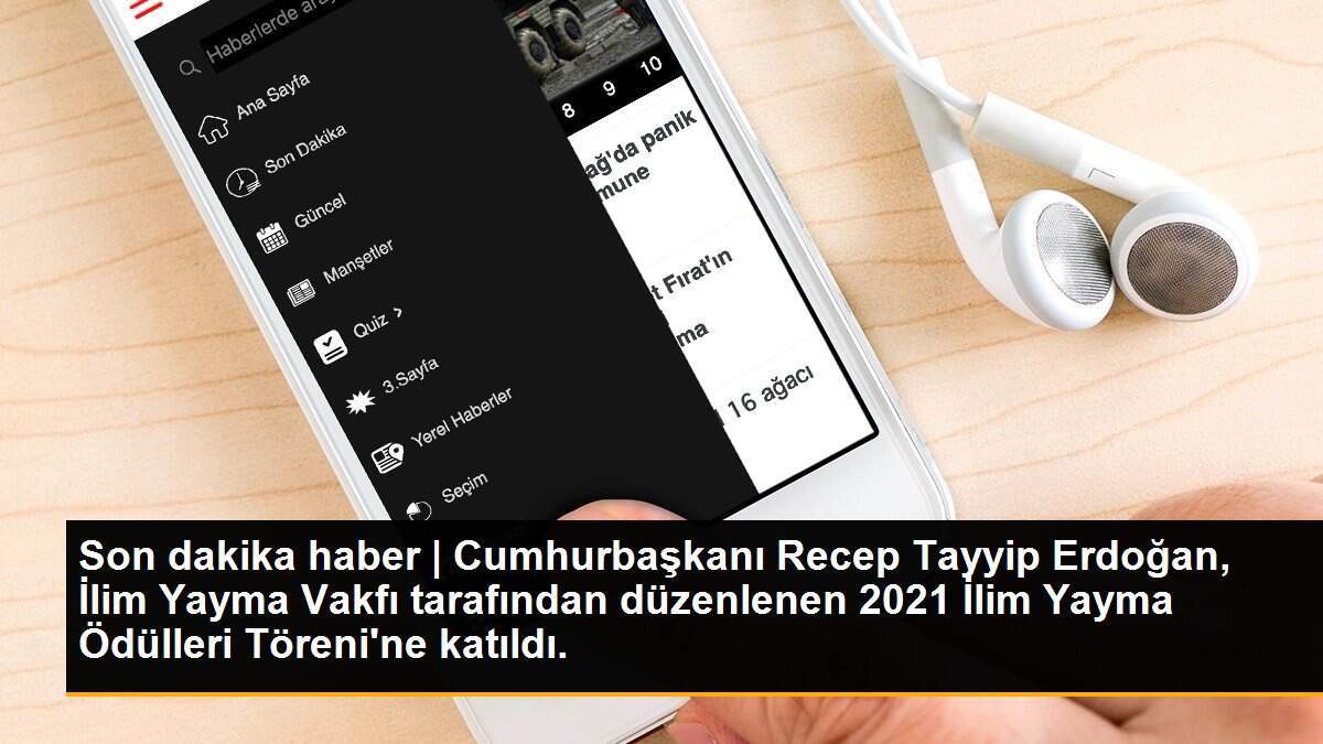 Cumhurbaşkanı Erdoğan, 2021 İlim Yayma Ödülleri Töreni\'nde konuştu: (2)