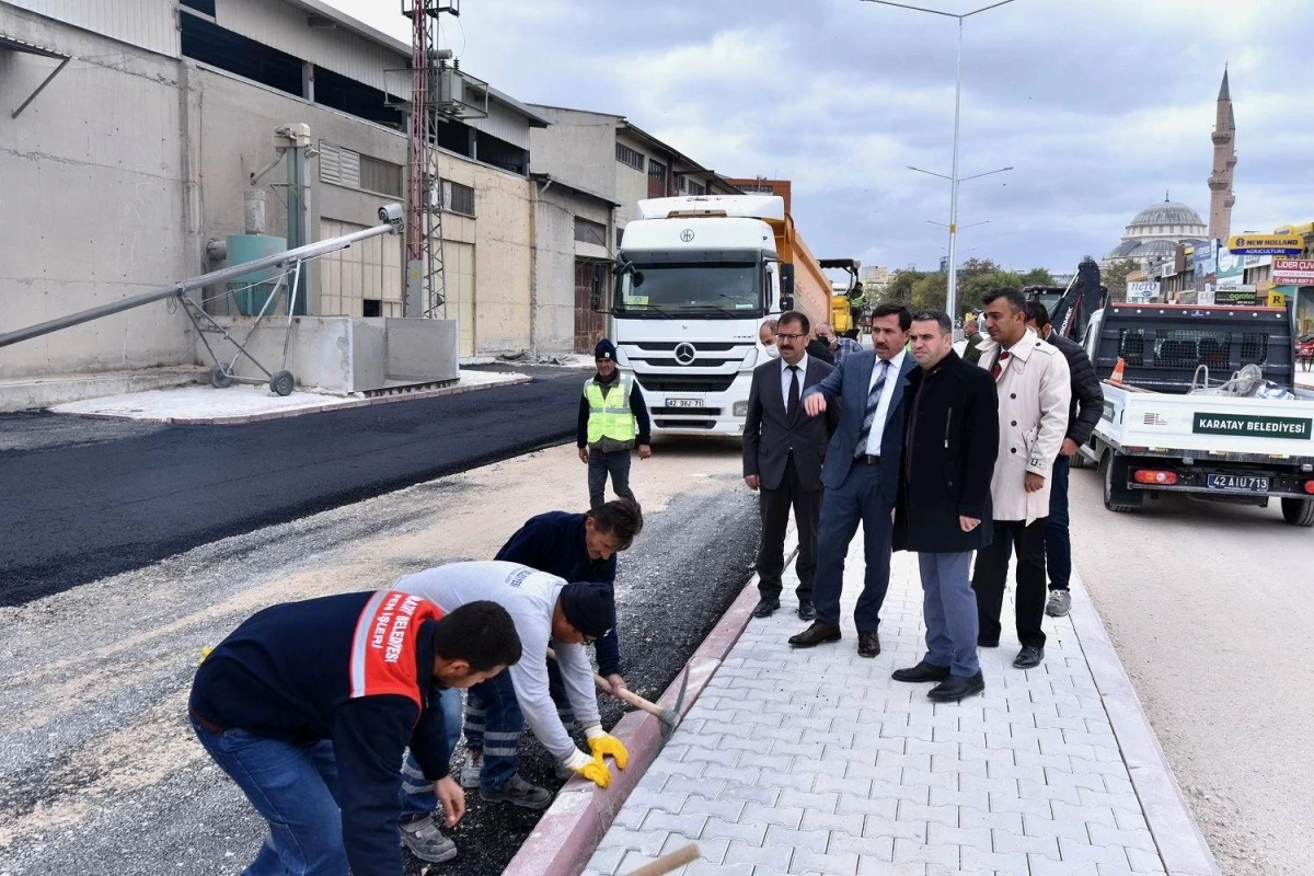 Karatay Belediyesi, asfalt çalışmalarında 2021\'de kendi rekorunu kırdı