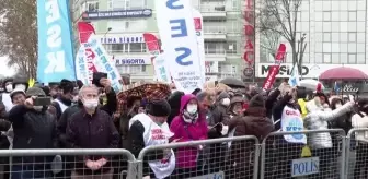 KESK 'emekten yana bütçe' talebiyle miting düzenledi