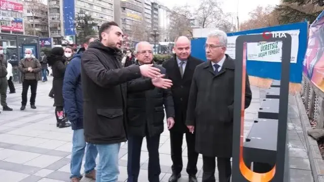 Başkentte bisiklet şarj istasyonları kurulmaya başlandı