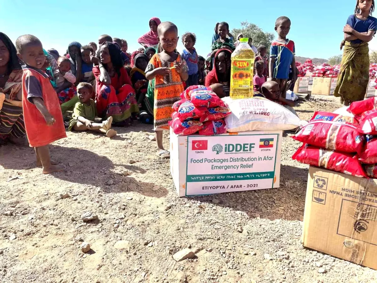 İDDEF'ten Etiyopya'nın Afar bölgesine gıda yardımı