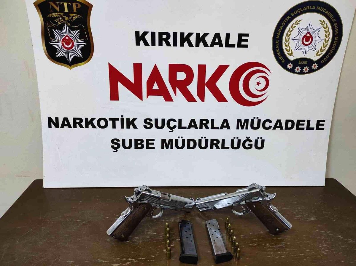 Kırıkkale\'de 2 adet ruhsatsız tabanca ele geçirildi