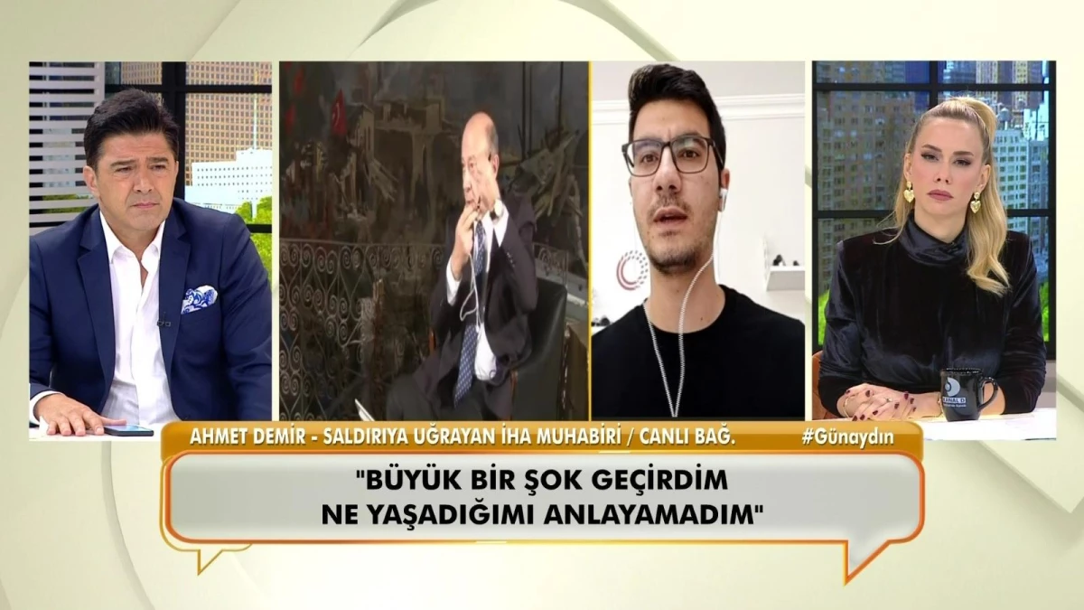Muharrem Sarıkaya\'nın saldırısına maruz kalan Ahmet Demir canlı yayında yaşadıklarını anlattı