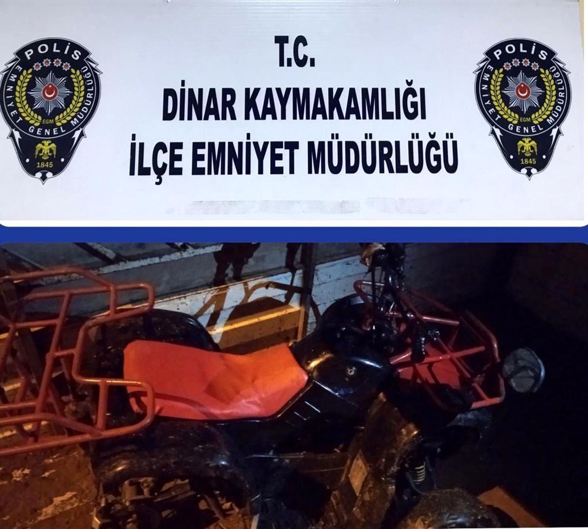 Satın almak için bindiği ATV\'yi kaçırdı