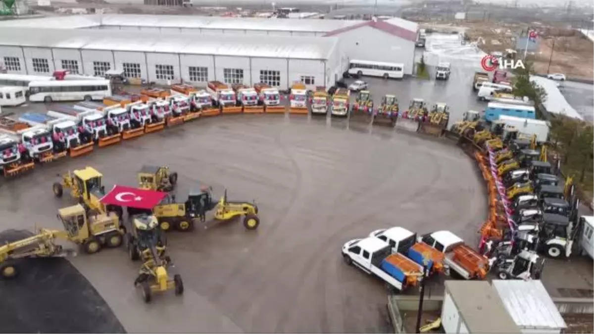 Sivas 300 personel 70 araçla kışa hazır