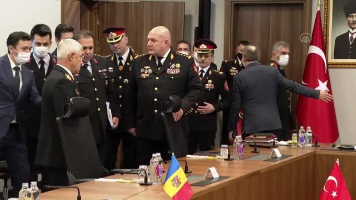 Soylu, Moldova Cumhuriyeti Karabinieri Genel Komutanı Albay Pavlov\'u kabul etti