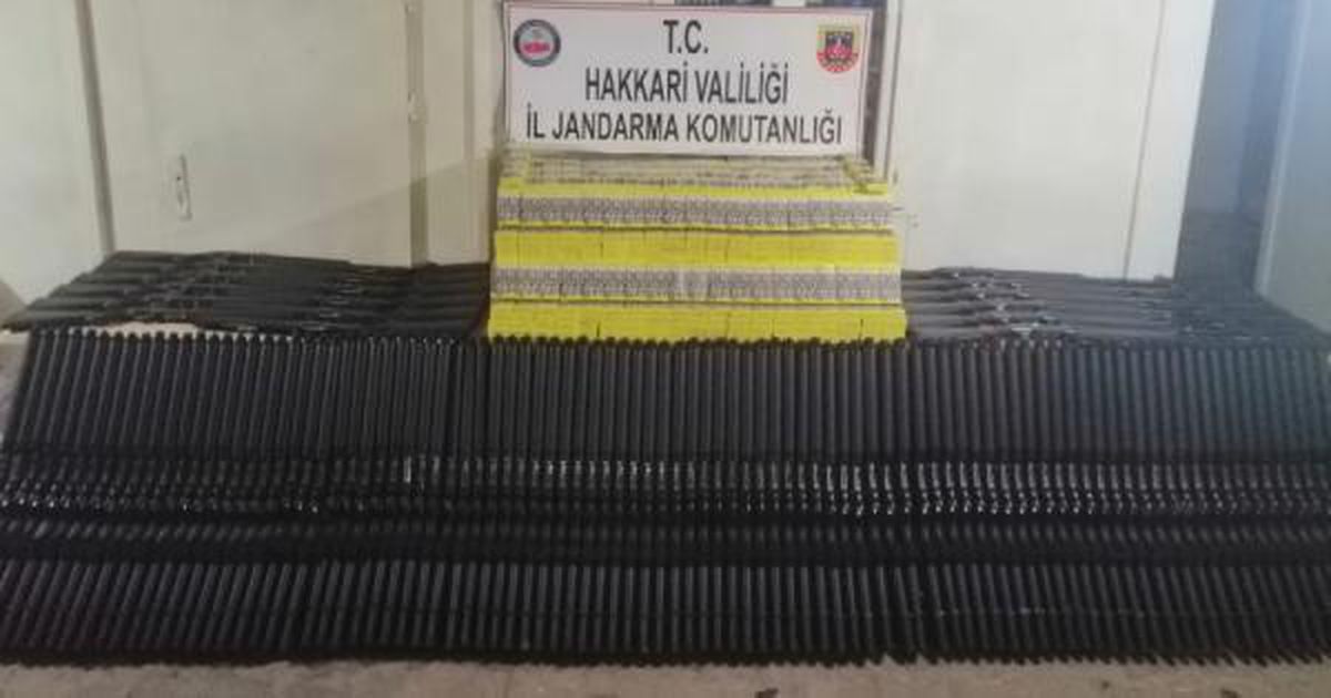 119 ruhsatsız tüfek ile 100 bin kurusıkı mermisini saman balyaları arasına gizlemişler (2)- Yeniden