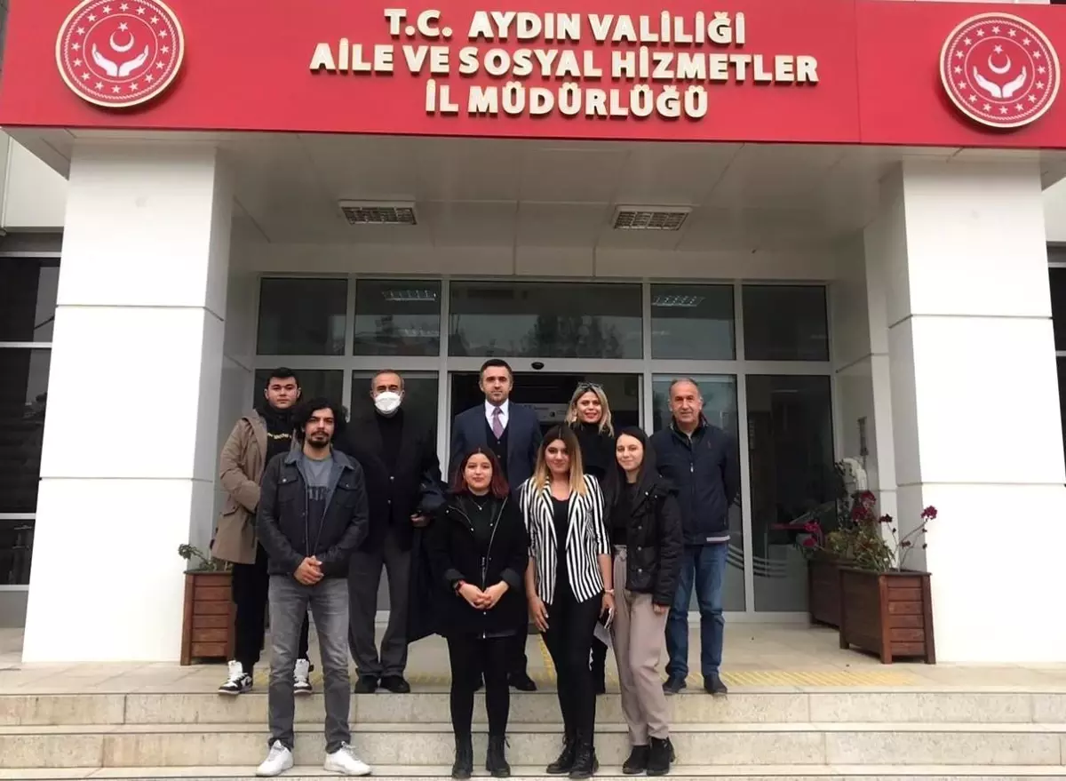 ADÜ Davutlar MYO heyeti, Aydın Aile ve Sosyal Hizmetler Müdürü Turan ile görüştü