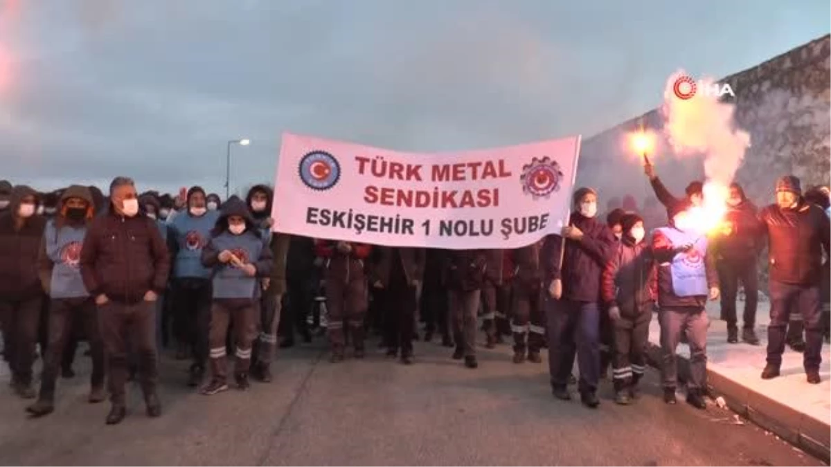 Arçelik Fabrikası işçileri MESS\'in teklifine karşı eylem yaptı