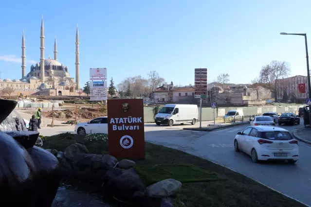 Atatürk'ün Edirne'ye gelişinin yıl dönümünde Atatürk Bulvarı açıldı