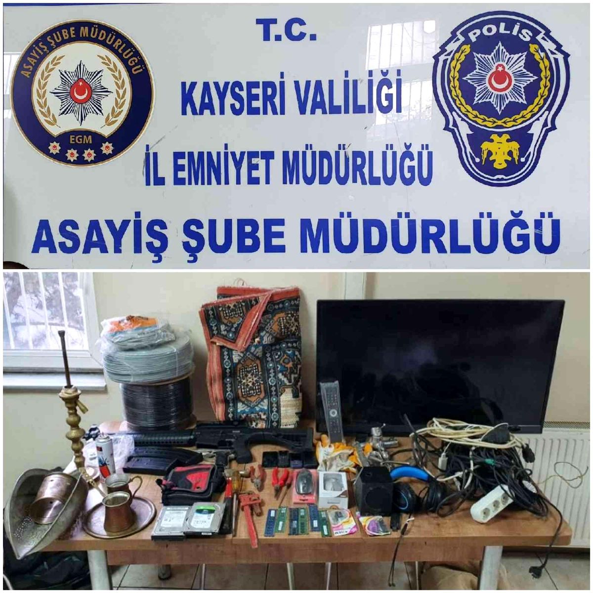 Bağ fareleri yakalandı