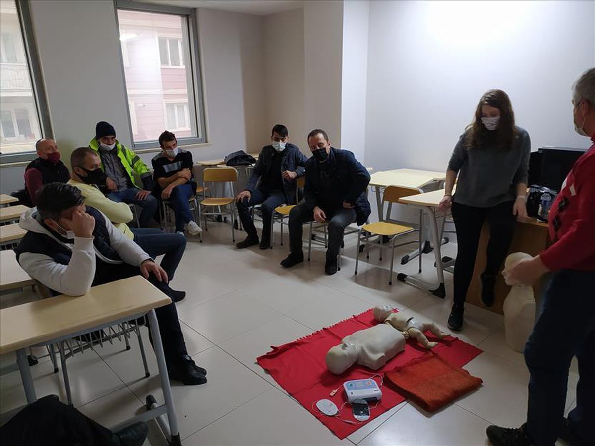 Belediye Personeli ilkyardımda sınıfı geçti