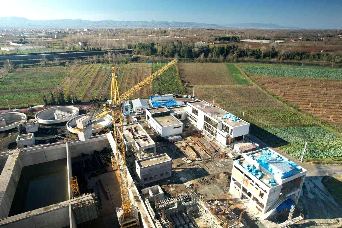 Çarşamba arıtma tesisinin yüzde 50\'si tamamlandı