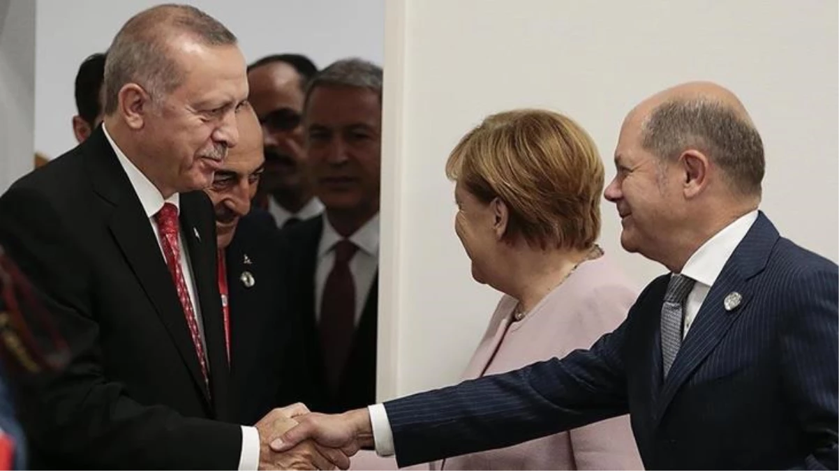 Cumhurbaşkanı Erdoğan, yeni Almanya Başbakanı Scholz ile görüştü