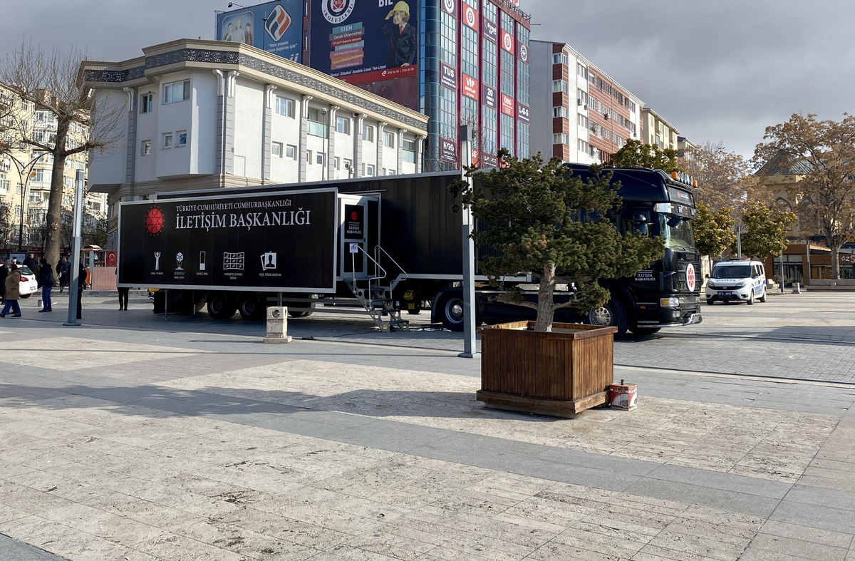 Cumhurbaşkanlığı İletişim Başkanlığı Dijital Tırı Kırşehir\'de