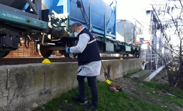 Demiryolunda yürüyen şahsa tren çarptı