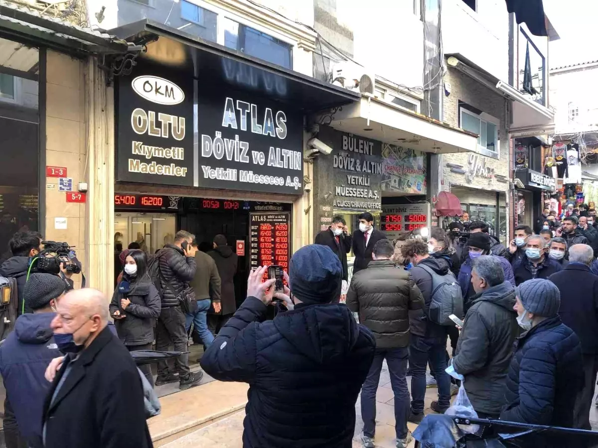 Dövizin düşmesiyle Kapalıçarşı\'da yoğunluk oluştu