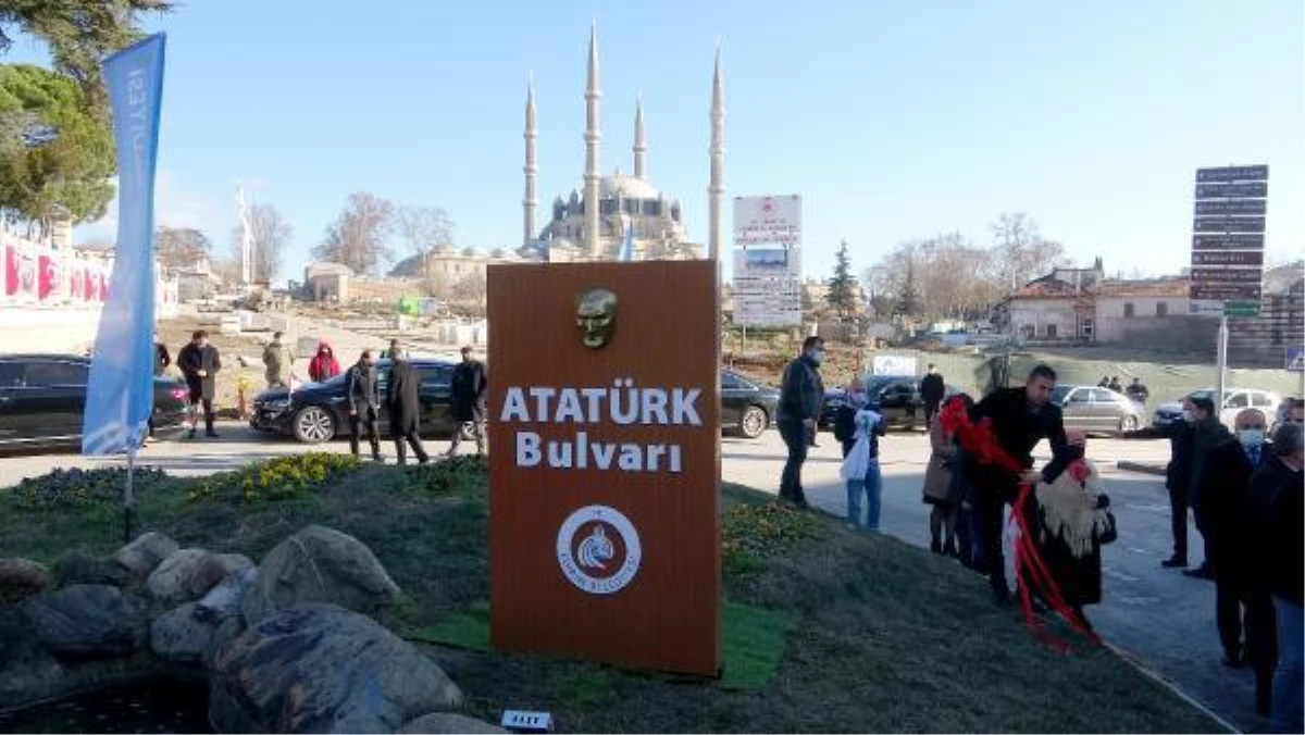 EDİRNE\'DE 18 BİN 742 METRELİK \'ATATÜRK BULVARI\' AÇILDI; BAŞKAN \'TÜRKİYE\'NİN EN UZUNU\' DEDİ