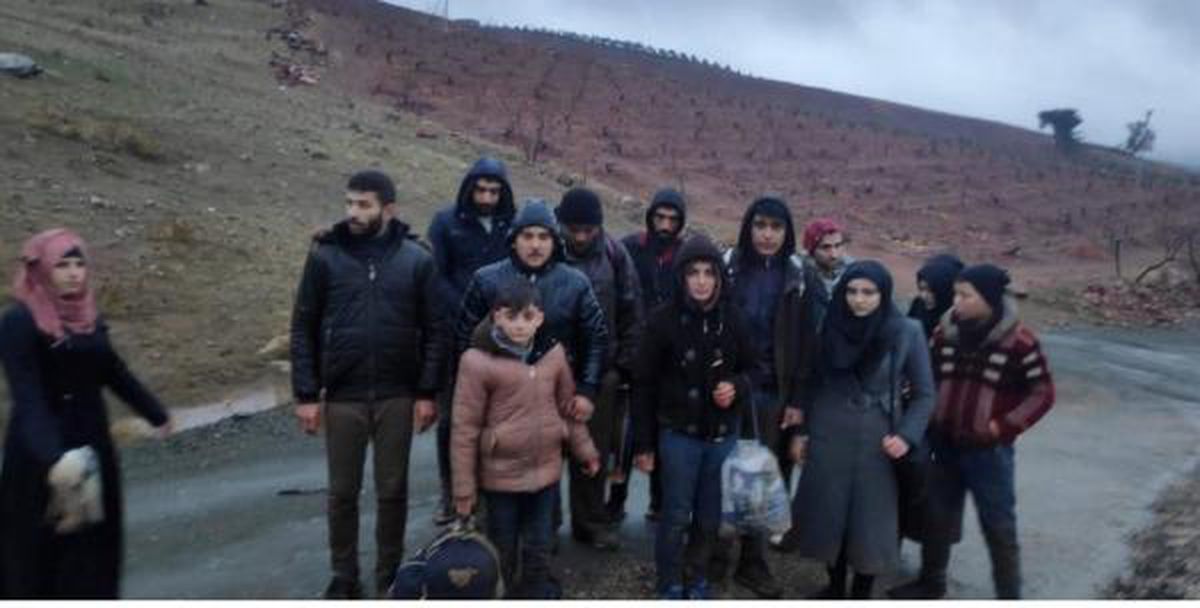 Kilis\'te 16 kaçak göçmen yakalandı