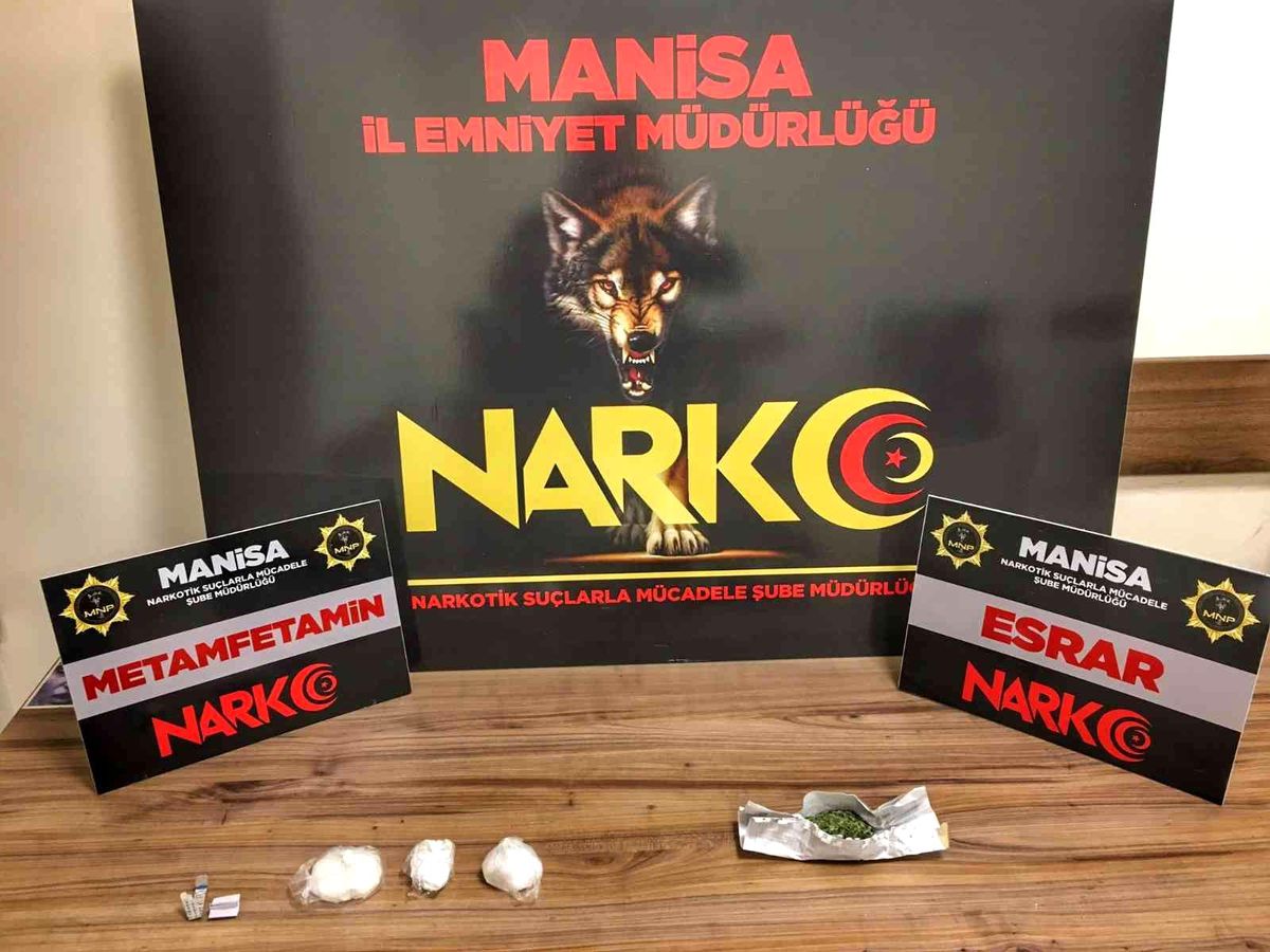 Manisa\'da uyuşturucu operasyonunda 1 tutuklama