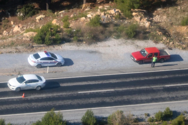 Muğla'da helikopterli trafik denetimi yapıldı