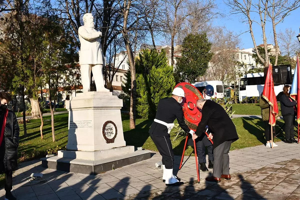 Tekirdağ\'da Namık Kemal\'in doğumunun yıl dönümü dolayısıyla program düzenlendi