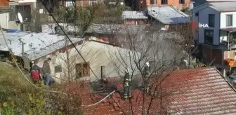 Zonguldak'ta bir evin çatı katında çıkan yangın paniğe neden oldu