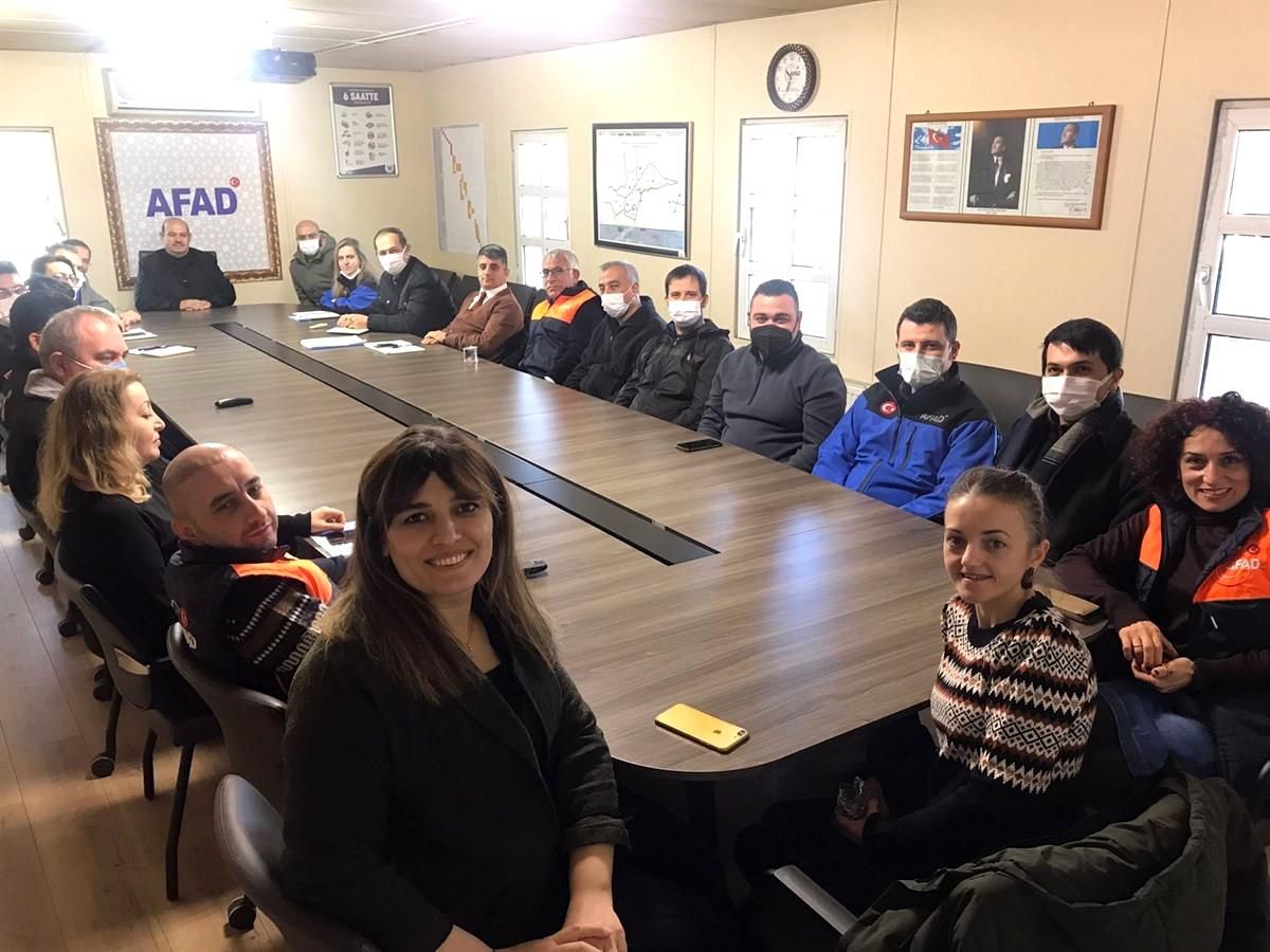 2 Büyük tatbikat geçiren AFAD Tekirdağ\'da personel toplantısı
