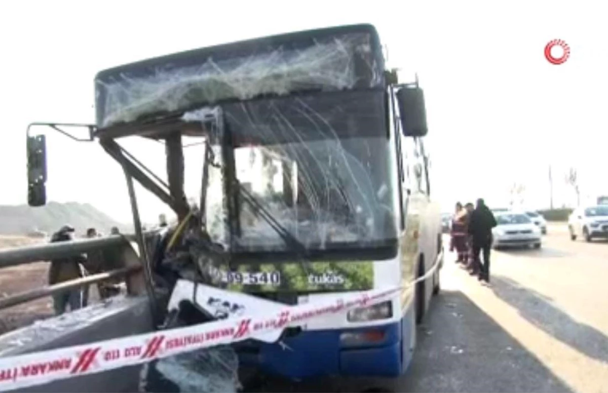Ankara\'da otobüs kazası: 25 kişi yaralandı