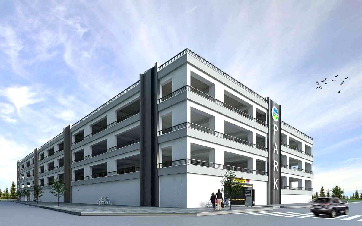 Başkan Yüce 589 araçlık katlı otopark projesini paylaştı