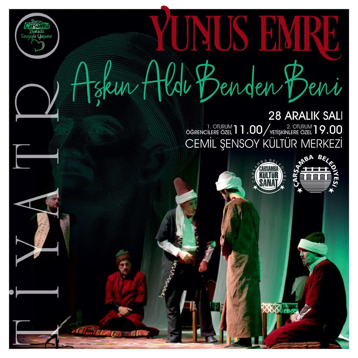 Çarşamba\'da "Yunus Emre\'yi Anma Programı" düzenlenecek