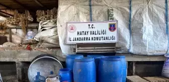 Hatay'da 7 bin litre sahte içki ele geçirildi