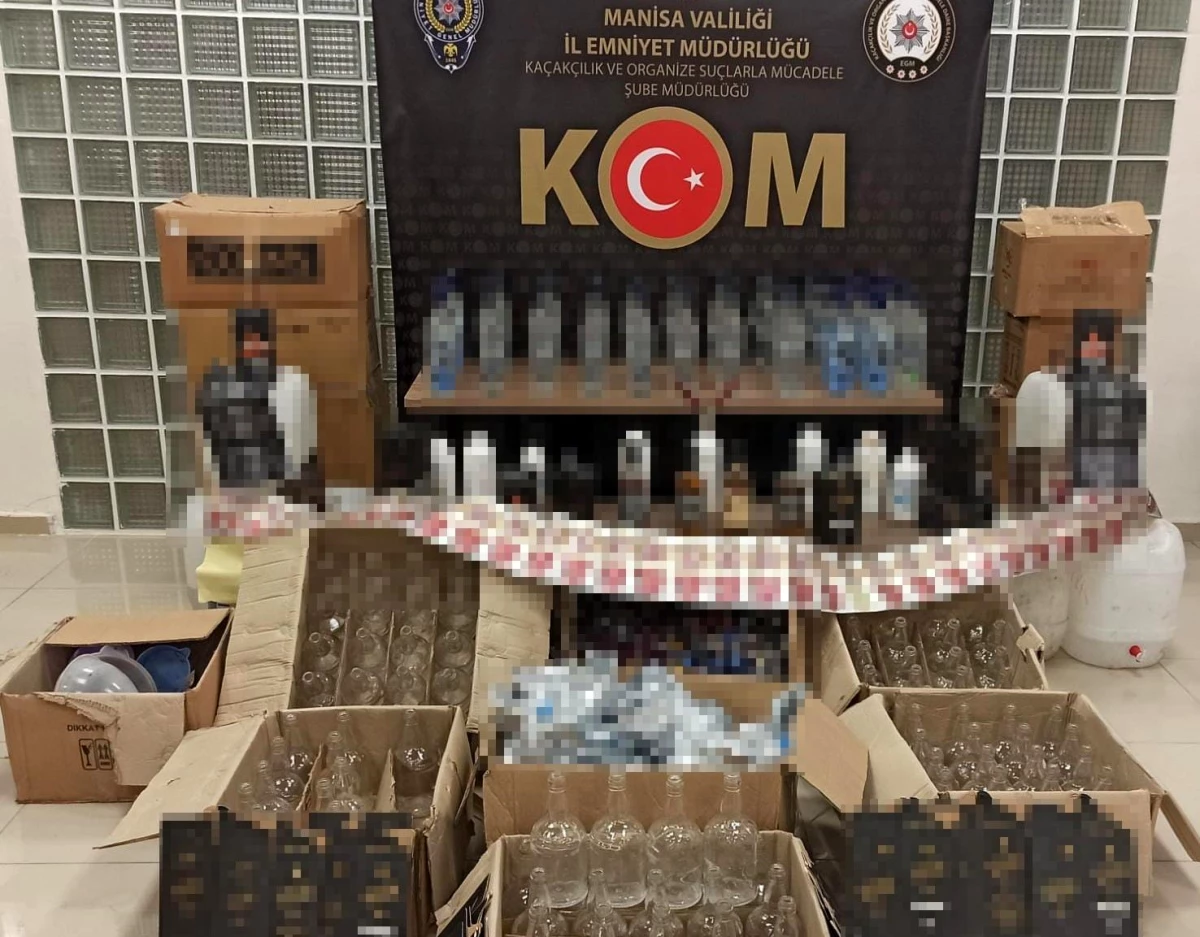 Son dakika haberi: Manisa'da sahte içki imalathanesine baskın: 1 gözaltı