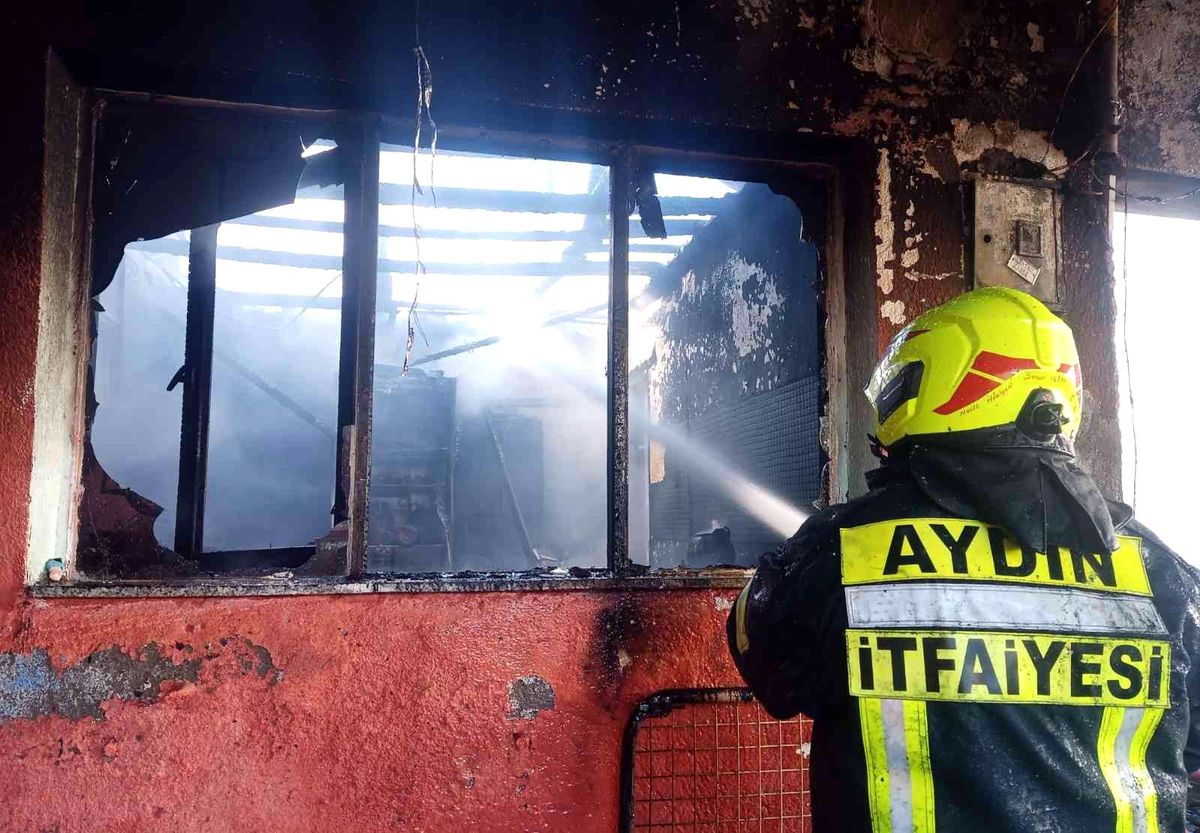 Son dakika haber: Nazilli'de ev yangını