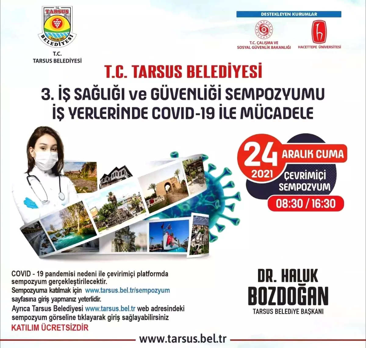 Tarsus\'ta \'3. iş sağlığı ve güvenliği sempozyumu\' gerçekleştirilecek