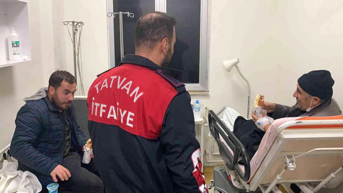 Yaralılara Tatvan Belediyesinden yemek ikramı